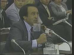 ["In a 1988 campaign ad, Democratic candidate Howard Eliot Wolpe focuses on education. The ad features him interacting positively with students in diverse classroom settings, passionately speaking about the importance of education and governmental responsibility, and promoting educational initiatives. His commitment is highlighted as he introduces an educational scholarship fund, advocating for practical support over a congressional pay raise."]