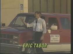 ["In his 1988 political ad, Democratic presidential candidate Eric Tabor emphasizes his commitment to honesty and hard work. Set against rural Iowa backgrounds and engaging with local communities, Tabor confidently addresses prospective voters directly, repeatedly promising integrity and dedication. His campaign scenes highlight strong alignment with the values of Northeast Iowa���������s constituents."]