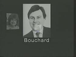 ["In her 1988 campaign ad, Louise McIntosh Slaughter presents herself as a trustworthy and consistent candidate, emphasizing her steady stance on not raising taxes. The ad contrasts her integrity with opponent John Bouchard's contradictory tax positions and perceived untrustworthiness, highlighting Slaughter's honest and reliable image through juxtaposed scenes and pointed critiques of Bouchard's record and demeanor."]
