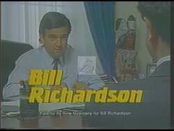 ["In a 1990 political TV ad, Democratic candidate William Blaine Richardson focuses on advocating for environmental conservation and community support. Shot entirely outdoors across scenic New Mexican landscapes, the ad emphasizes his commitment to improving local welfare through better health and educational services, and sustainable agriculture. Richardson passionately addresses the camera, walking and talking with diverse local communities."]