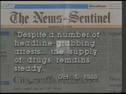 ["In her 1989 campaign ad, Democratic candidate Jill Long critiques opponent Dan Heath���������s tenure as Public Safety Director. The ad repeatedly shows Heath, framed negatively, juxtaposed with escalating crime statistics and disapproving commentary. Scenes depict Heath looking defensive and troubled, stressing his ineffective policies in reducing crime in Fort Wayne."]