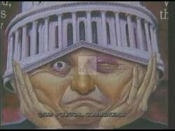 ["In the 1990 presidential campaign ad, Democratic candidate Lou De Mars passionately emphasizes political reform in Washington. Addressing diverse and enthusiastic crowds, De Mars presents himself as a determined reformative outsider. Scenes at rallies and town halls showcase his commitment to change, with frequent references to reforming Congress and ending career politics."]