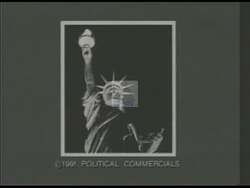 ["The 1990 political TV ad for Democratic candidate Gerry Eastman Studds showcases him in various positive and inspirational settings, emphasizing his leadership and commitment to environmental and economic issues. Scenes depict Studds engaging with the community and speaking passionately. The ad promotes his re-election through positive action and contrasts negative political rhetoric."]