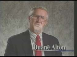 ["In his 1994 political TV ad, Republican candidate Dwayne Alton addresses the urgent need for criminal justice reform. Through a series of scenes of him speaking passionately against office and podium backdrops, Alton emphasizes stronger victim rights and harsher penalties for criminals, presenting himself as a determined advocate for justice and safety."]