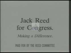 ["In the 1994 political TV ad for Democratic presidential candidate Jack Reed, imagery of empty classrooms powerfully symbolizes the neglect and ineffectiveness of current education legislation, underscoring an urgent need for accountability and reform. Jack Reed is depicted as a committed advocate passionately pushing for impactful changes in national school standards, positioning him as the candidate who will ensure educational reforms are realized for future generations."]
