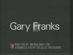 ["The 1994 ad for Jim Maloney's presidential campaign strategically highlights the controversies surrounding his opponent, Gary Franks. Through a series of news clips and interviews, it depicts Franks appearing defensive, uneasy, and stressed under allegations of financial and ethical misconduct, including FBI investigations, fostering a narrative of untrustworthiness."]