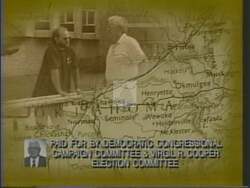["In his 1994 campaign ad, Democratic candidate Virgil R. Cooper presents himself as a humble, approachable Oklahoman deeply connected with his community. Through scenes of him engaging with locals and assisting neighbors, Cooper emphasizes his values of support, trustworthiness, and dedication to representing true Oklahoma values in Congress."]