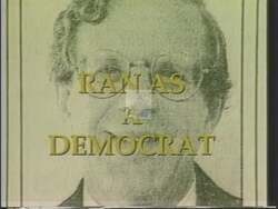 ["In the 1994 presidential campaign ad, Republican candidate Ron Staskiewicz showcases his staunch conservative values and successful crime-fighting record. Various scenes depict Staskiewicz speaking at a rally, confidently working in an office, and standing assertively in a courtroom. The ad emphasizes his commitment to conservative leadership and tough legal achievements, contrasting him with less conservative opponents."]