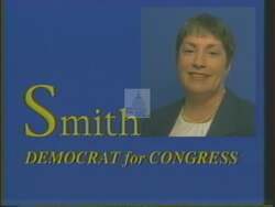 ["In her 1994 presidential campaign ad, Democratic candidate Helen Knipe Smith showcases her deep community involvement and leadership in revitalizing Ohio City. The ad features scenes of Smith speaking confidently at various community events, engaging with local residents, and discussing public safety and neighborhood revitalization, underscoring her commitment to positive change and community empowerment."]