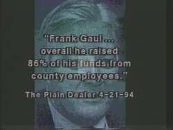 ["In the 1994 political TV ad for Democratic Party candidate Helen Knipe Smith, various scenes showcase Helen's legislative effectiveness and community leadership. It includes newspaper headlines endorsing her for Congress, emphasizing her focus on community improvements and ethical standards. The campaign slogan \"Leadership That Makes the Difference\" underlines her commitment to impactful governance."]