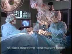 ["In this political advertisement, the speaker argues against the Clinton Plan, labeling it as excessive government control over healthcare, and advocates for a system that allows individuals to own their insurance policies, ensures portability, covers pre-existing conditions, and offers tax credits and medical savings accounts. The advertisement emphasizes the need for a healthcare system that supports the needy while upholding the right to choose ones own doctor."]