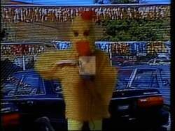 ["In the 1994 presidential campaign ad for Democratic candidate Stuart Price, the focus was a sharp critique of opponent Steve Largent. The ad depicted Largent in various settings, consistently emphasizing his lack of political experience and his extreme right-wing policies. Throughout, Largent is portrayed wearing a business suit, appearing concerned or puzzled, with text overlays questioning his qualifications and political stance."]