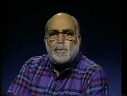 ["In his 1994 presidential campaign ad, Libertarian Party candidate Barrie Konicov wholeheartedly advocates for gun rights. Speaking from various podiums with campaign banners and an American flag backdrop, Konicov emphasizes the importance of protecting constitutional freedoms, specifically focusing on the right to bear arms. His ad passionately urges voters to support his candidacy to safeguard these rights."]