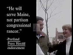 ["The 1994 political TV ad for Democratic candidate Dennis L. (Duke) Dutremble emphasized his commitment to unity and leadership. Scenes included Dutremble speaking at a podium and interacting with a diverse group of supporters. The ad featured multiple endorsements from newspapers and displayed messages urging people to vote for Dutremble, highlighting his qualifications and the public's support."]