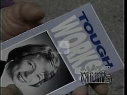 ["The 1994 presidential campaign ad for Democrat Janet Trafton Mills highlights her strong local connections and down-to-earth nature through repeated visuals of her engaging in outdoor activities like fishing by serene lakes and talking to community members in natural settings. The ad showcases her approachability, authenticity, and dedication, emphasizing her as a relatable and driven public servant deeply rooted in her community."]