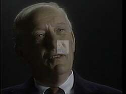 ["In Bill Troubh's 1994 congressional campaign ad, he emphasizes his support for local industries, particularly fishermen and defense workers, highlighting his leadership qualities and practical experience. Standing against maritime backdrops and speaking directly to the audience, Troubh positions himself as a concerned, determined Democrat ready to translate real-world experience into effective governance."]