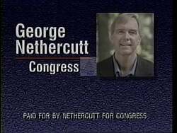 ["In a 1994 political TV ad for George R. Nethercutt, opponent Tom Foley is depicted as disconnected and self-serving. The ad contrasts Foley���������s disinterest in local concerns with opulent surroundings, implying he prioritizes luxury and personal gains over the needs of Eastern Washington's constituents. This narrative targets Foley���������s alleged neglect and misalignment with voter interests."]