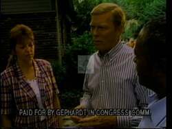["In the 1994 presidential campaign ad, Democratic candidate Dick Gephardt addresses welfare reform with grave seriousness, emphasizing the necessity for stringent policies. Demonstrating a firm stance, Gephardt uses emphatic gestures to underline his commitment to overhauling the welfare system, signaling his determination to implement significant changes if elected."]