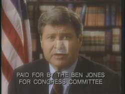 ["In this political advertisement, Ben Jones, running for Congress in Georgia's 10th district, emphasizes his hardworking, common-sense approach and independent thinking shaped by his upbringing in the South. He commits to honest communication and prioritizing the needs of his constituents, acknowledging that while there may be disagreements, the people's interests will always come first."]