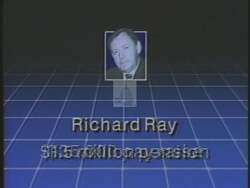 ["In this political advertisement, it is highlighted that Congressman Richard Ray voted for his own pay raise and pension increase, and supported a tax increase impacting families, without these facts being disclosed in his own campaign ads. The ad also notes that the Atlanta Journal-Constitution criticized Ray's campaign and endorsed Mac Collins, citing his experience with job creation, while calling for new leadership in Congress."]