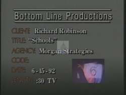 ["In this political advertisement, Richard Robinson is portrayed as a truthful advocate for educational reform, criticizing bureaucrats for imposing busing in DeKalb and burdening teachers with excessive paperwork. The ad argues that schools should be managed by parents and teachers, not bureaucrats, and endorses Robinson as a candid leader who understands these issues."]