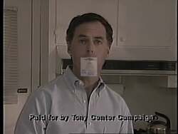 ["In this political advertisement, it is argued that Congress, exemplified by Newt Gingrich with his financial mismanagement including a $80,000 overdraft and excessive perks, needs to be reformed. The ad suggests that the current representatives are out of touch with ordinary people who live on a budget, and it advocates for significant changes to improve government efficiency and accountability."]