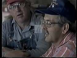 ["In his 1994 presidential campaign ad, Jim Magagna stands assertively across various Wyoming landscapes, communicating his strong leadership qualities and a commitment to local empowerment. Addressing crowds passionately, Magagna outlines a people-focused vision, stressing the importance of local control and sustainable development for Wyoming's future. His consistent presence in rural settings emphasizes his dedication to these values."]