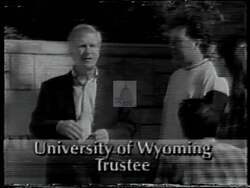 ["In the 1994 political TV ad for Democratic candidate Jon Herschler, several frames criticize his opponent Bob Schuster for poor congressional attendance and vague policy plans. The ad highlights Herschler's contrasting commitments, emphasizing his robust healthcare plan for veterans and showcasing his active campaign efforts, positioning him as the responsible and clear choice for Congress."]