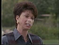 ["In her 1994 political TV ad, Republican candidate Barbara L. Cubin is depicted confidently addressing various audiences. She emphasizes her legislative achievements and dedication to reform, rallying support for her congressional campaign. Scenes show her speaking at podiums in professional settings, backed by \"Cuban for Congress\" banners and American flags, conveying a message of perseverance and success in politics."]