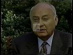 ["In the 1994 ad by Republican George Sweet, opponent Norman Sosinski is portrayed negatively, linking him to defense budget cuts and job losses. The ad heavily features visuals of Sosinski looking concerned and grim, alongside downward graphs and captions highlighting the negative impact of his policies on defense employment."]