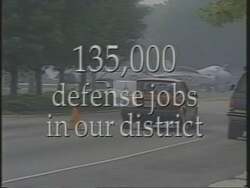 ["In the 1994 presidential campaign ad, Democratic candidate Owen Bradford Pickett fervently advocates for increased naval funding, particularly highlighting the economic and strategic importance of Hampton Roads naval bases in Virginia. Through a sequence of speeches and debates, notably against Jim Chapman, Pickett emphasizes how essential military funding is for sustaining local jobs and national security, underscored by visuals of navy ships and engaged audiences."]