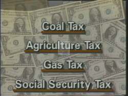 ["In the 1994 campaign ad for Ed Whitfield, various shots depict a man, possibly Whitfield, smiling confidently in diverse settings, symbolizing political satisfaction and legislative success. Scenes highlight his satisfaction with political backing, effective influence in Congress, and his alignment with liberal tax policies, suggesting pivotal political achievements and partnerships."]