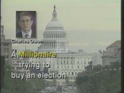 ["In her 1994 presidential campaign ad, Dolores Sheslo Delahanty showcased her deep roots in community advocacy, contrasting herself against \"typical politicians\" like Mike Ward and Charles Owen. The ad emphasized her commitment to change and family protection, featuring scenes of her engaging with diverse, supportive crowds at various community events."]