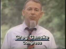 ["In his 1994 presidential campaign ad, Republican John Greg Ganske emphasizes fiscal responsibility, criticizing Congress for excessive spending and high national debt. Through various scenes���������whether in an office setting or directly addressing the camera���������Ganske advocates for spending restraints and responsible budgeting as critical priorities for his campaign, underscoring the need for significant financial reform in Congress."]