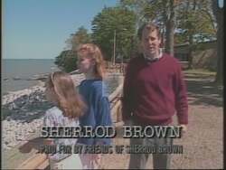 ["In this political advertisement, Sherrod Brown highlights his achievements in addressing local infrastructure and community needs, such as repairing a library and supporting highway access, technology in industries, and health and safety initiatives. The ad emphasizes his commitment to effective representation in Congress, underscoring a record of fulfilled promises."]