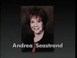 ["The 1994 political TV ad for Democratic Party candidate Walter H. Capps criticizes his opponent, Andrea Seastrand, portraying her in an extremely negative light. Scenes emphasize her controversial political affiliations and stances, including her ties to the NRA, oil companies, and anti-abortion groups, often using harsh lighting and critical text overlays to underscore her perceived extremism and alignment with unpopular views."]