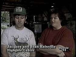 ["In the 1994 campaign ad, Independent Party candidate Bernie Sanders fervently addresses a captivated audience from a podium. Throughout the ad, Sanders is shown using expressive gestures to emphasize his deep commitment to his campaign promises and political causes, conveying his genuine passion and conviction."]