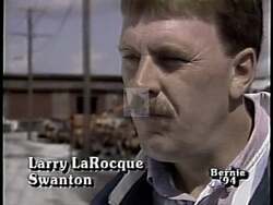 ["In the 1994 political TV ad, Independent Party candidate Bernie Sanders is portrayed as an empathetic listener and proactive leader. The ad features Sanders attentively engaging with a diverse group of citizens at various town hall meetings, listening to their concerns and demonstrating his commitment to addressing their issues with compassion and decisive action. The scenes underscore his readiness to fight injustice and support all community members."]