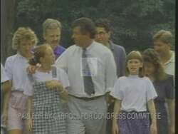 ["In a 1994 campaign ad, Republican candidate John Carroll contrasts his healthcare policies with Congressman Sanders. Using textual and video elements, the ad emphasizes Carroll's collaborative approach against Sanders single-payer, high-tax policy. The ad aims to sway viewers with clear distinctions between the two politicians' healthcare plans."]
