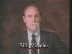 ["In the 1994 campaign ad, Democratic candidate William R. Wheeler firmly advocates for consumer rights, economic, and political reforms. Addressing crowds and cameras, Wheeler's repeated themes focus on opposing big corporate powers and standing up for working-class citizens. His earnest and passionate demeanor highlights his commitment to challenging corporate interests for Mississippi's workers."]