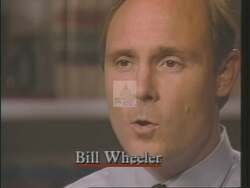 ["In his 1994 presidential campaign ad, Democratic candidate William R. Wheeler addresses voters directly, emphasizing his dedication to health care and community safety. Scenic frames interchange with Wheeler speaking earnestly at a podium, mingled with slogans like \"Putting working people first.\" The ad stresses his commitment to elderly healthcare and supports his proposed healthcare bill for seniors."]