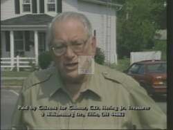 ["The 1988 political TV ad for Republican Party candidate Paul Eugene Gillmor showcases his significant contributions to Northwest Ohio. Throughout various scenes, it highlights his funding achievements, advocacy for local economic and educational enhancement, and fulfillment of campaign promises. Speakers and visuals consistently endorse Gillmor, underscoring his impactful political career and dedication to Ohio's progression."]