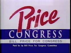 ["In the 1992 political TV ad, Republican candidate Bill Price radiates confidence and a commitment to reform, constantly backed by campaign visuals emphasizing a \"Time for Change.\" Through various scenes of engaging speeches and supportive rallies, the ad projects Price as a harbinger of progressive change, aligning himself with hope and the legacy of Mickey Edwards, aiming to inspire voters towards a transformative vision for Congress."]