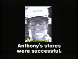 ["The 1992 political ad for Bob Anthony, a Republican candidate, emphasizes his integrity and presents him as an ethical alternative in politics. Portraying his opponent, Glenn English, in a negative light, it accuses English of dishonesty for personal gain. The ad highlights Anthony's successful business background as a foundation for advocating change."]