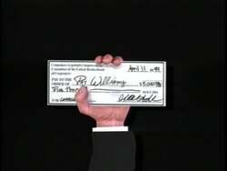 ["In his 1992 presidential campaign ad, Ron Marline targets opponent Pat Williams, accusing him of deceit over PAC contributions. The ad repeatedly highlights Williams' alleged misleading claims about the size of PAC donations, juxtaposed with assertions of Marline's commitment to transparency and Montana values. Text overlays emphasize Williams' integrity issues, advocating Marline as the honest choice for Montana."]