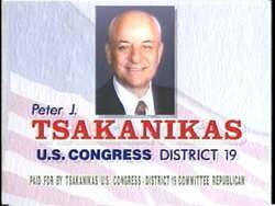 ["In a poignant 1994 political ad by Republican candidate Peter J. Tsakanikas, a series of scenes unfold featuring a young girl named Lizzie, who appears deeply saddened as she writes and holds a heartfelt letter. Aimed at evoking emotional responses, the ad highlights Lizzie's longing and sadness due to her inability to visit her grandparents, capturing a personal touch against a backdrop of modest living conditions."]