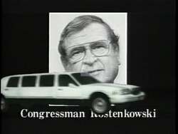 ["The 1994 political TV ad by Republican Philip S. English criticizes opponent Bill Levens for excessive government spending. The ad portrays Levens in various luxurious settings and offices, deliberately connecting him with wastefulness and misuse of taxpayer money. The imagery emphasizes displaying documents and serious expressions to underscore financial irresponsibility."]