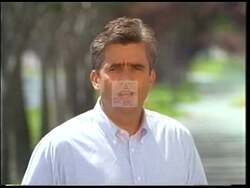 ["In his 1994 political TV ad, Republican candidate John Ensign vehemently opposed early release for violent criminals, targeting opponent Jim Bilbray's conflicting stance. Throughout the ad, Ensign speaks directly to the camera across various settings, including a retirement community and a quiet neighborhood, asserting his commitment to public safety and conservative justice policies."]