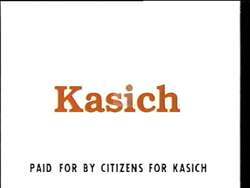 ["In John R. Kasich's 1994 presidential campaign ad, he passionately addresses attendees at various Delaware County hog roast events. The scenes show Kasich promoting political and government reforms while seeking electoral support. The festive community gatherings reflect a positive atmosphere, with Kasich engaging the crowd in a dialogue about policy changes."]