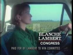 ["Blanche Lambert Lincoln's 1994 presidential campaign ad emphasized her strong ties to her community. The ad featured scenes of Lincoln engaging warmly with locals during her regular weekend visits to her hometown, showcasing her dedication to staying connected and informed about her constituents needs. It highlighted her personal commitment and accessibility."]